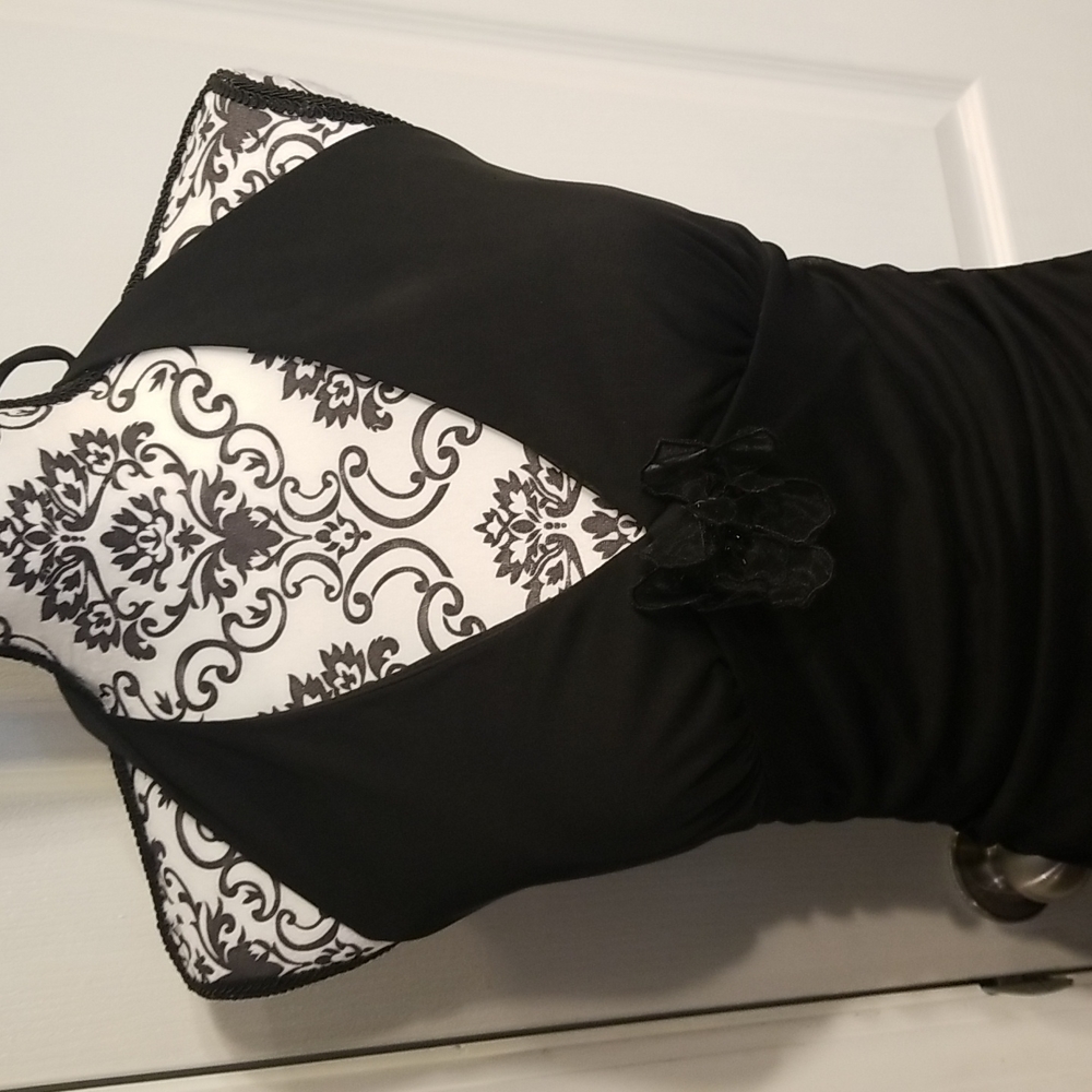 Ruby Rox Halter Black Dress - Picture 2 of 7